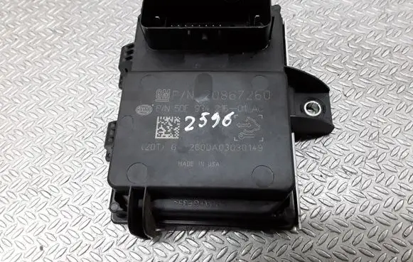 Opel Astra J Fuel injection pump control unit/module 20867260