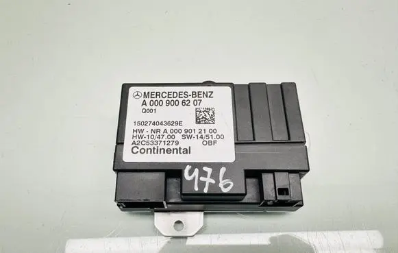 Mercedes-Benz A W176 Fuel injection pump control unit/module A0009006207 A0009012100 A2C53371279