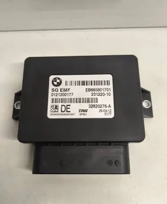BMW 6 F12 F13 Hand brake control module 6858017 32620276A 0121200177