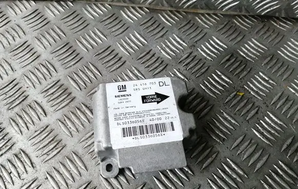 Opel Astra G Airbag control unit/module 24416703