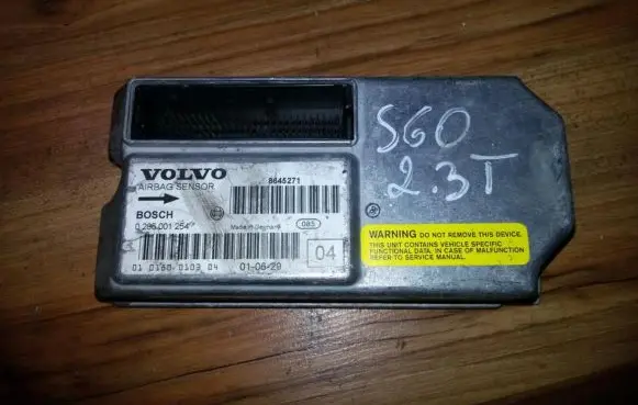 Volvo S60 Airbag control unit/module 0285001254 8645271
