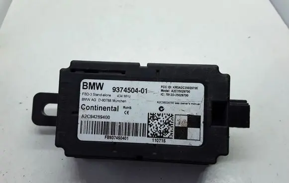 BMW 1 F20 F21 Other control units/modules 937450401 A2C94289400