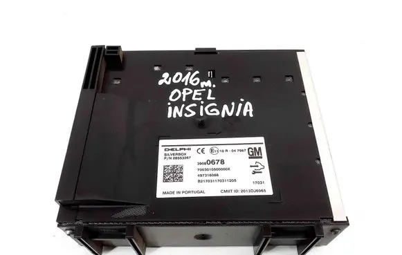 Opel Insignia A GPS navigation control unit/module 39080678