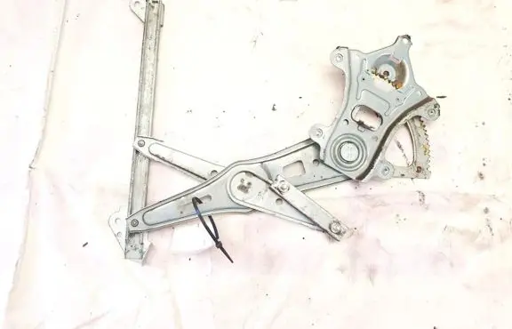 Sliding door window regulator with motor
