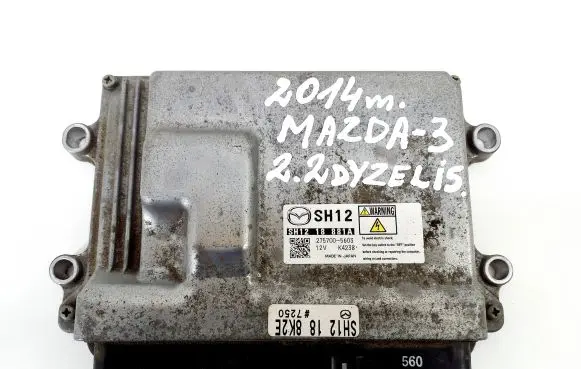 Mazda 3 II Engine control unit/module SH1218881A 2757005603