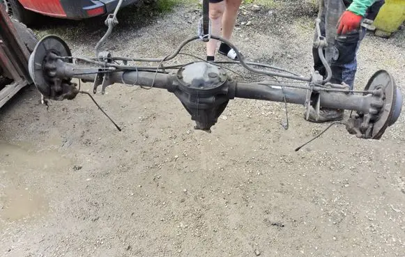 Mercedes-Benz Sprinter W906 Rear axle beam with reductor A9063500800 004070253 741415B717196