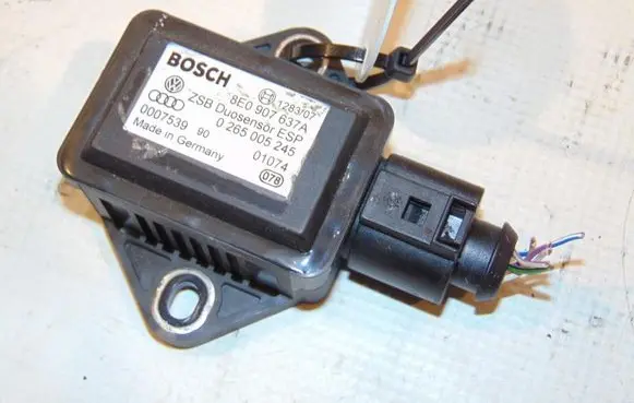ESP acceleration yaw rate sensor