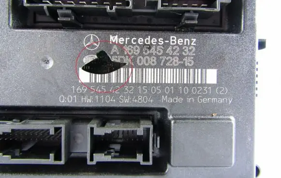 Mercedes-Benz A W169 Other control units/modules A1695454232