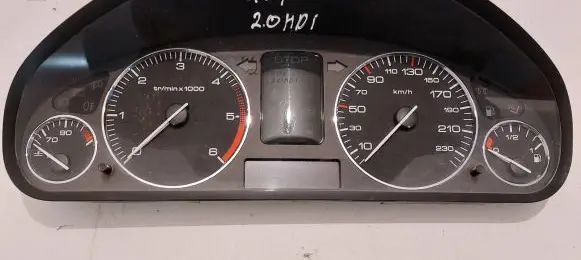 Peugeot 407 Speedometer (instrument cluster) 9646465480 A2C53014407 221004006250