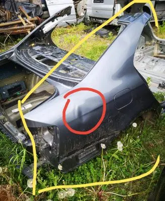Volkswagen Jetta V Rear quarter panel JEETA