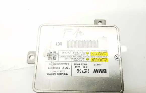 BMW 5 F10 F11 Headlight ballast module Xenon 7237647