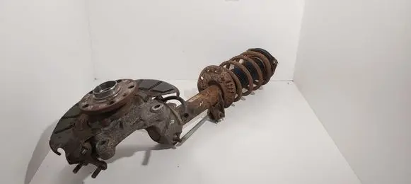 Front shock absorber with coil spring