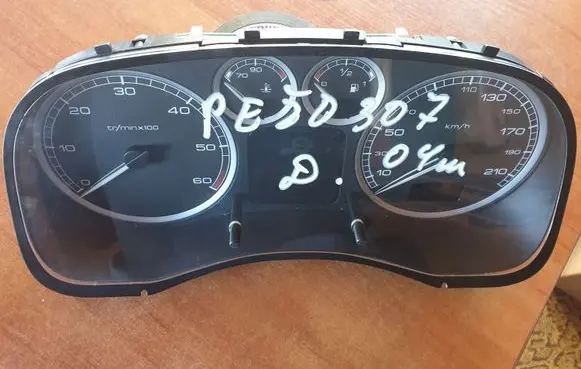 Peugeot 307 Speedometer (instrument cluster) 216553038X5 P9636708880E05