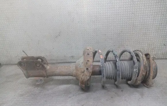 Front shock absorber with coil spring