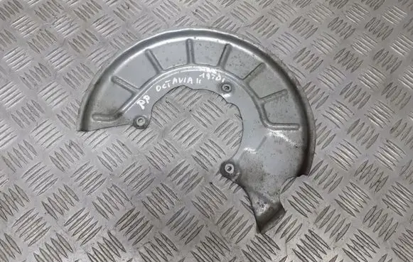 Skoda Octavia Mk2 (1Z) Front brake disc dust cover plate 