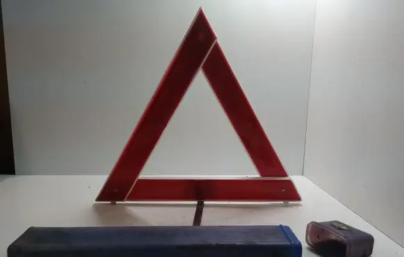Emergency warning sign