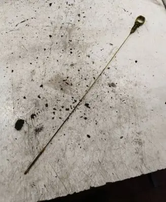 Oil level dip stick