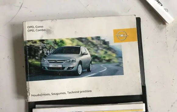 Opel Combo C Owners service history hand book 