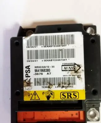 Citroen C5 Airbag control unit/module 9641968380 5EKABY2086734Y