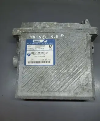 Volvo S40, V40 Engine control unit/module 7700868321 R04080002D