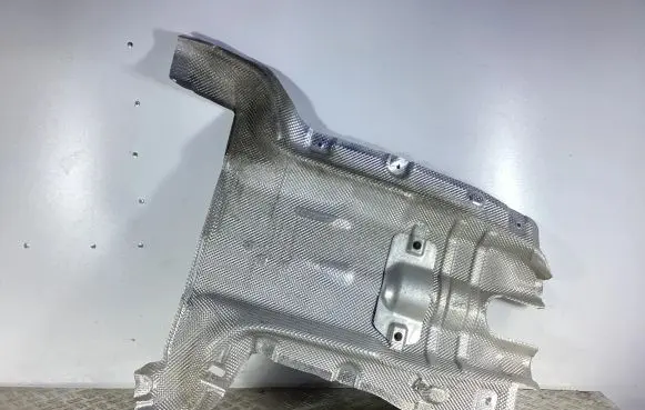 Heat shield in engine bay