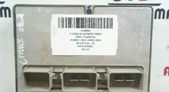 Ford C-MAX I Engine control unit/module 4M5112A650MA