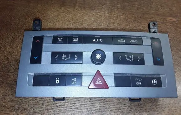 Peugeot 407 Climate control unit 96533783YW 96533783