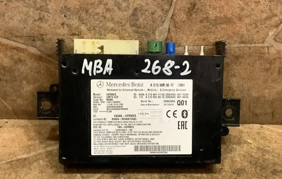 Mercedes-Benz E W213 Bluetooth control unit module A2139003617