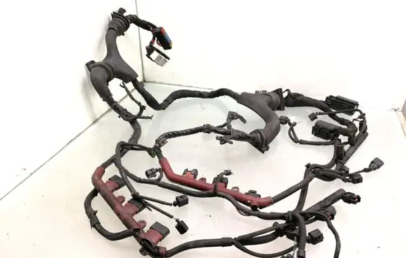Audi A6 S6 C6 4F Engine installation wiring loom 7L0906385A 07Z906379A