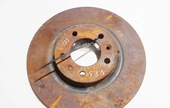 Peugeot 407 Rear brake disc neventiliuojamas