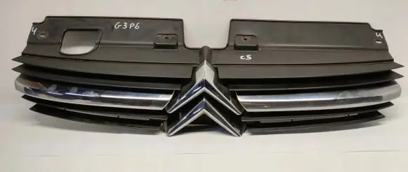 Citroen C5 Front bumper upper radiator grill 9636751980
