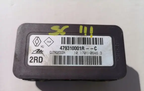 Renault Scenic III - Grand scenic III ESP acceleration yaw rate sensor