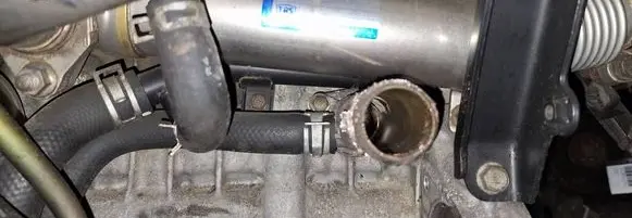 Honda Accord EGR valve cooler