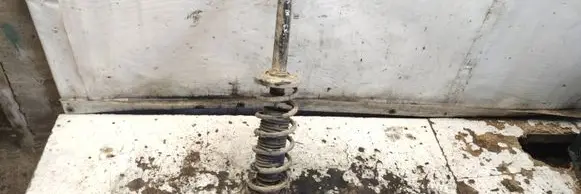 Audi A4 S4 B5 8D Rear shock absorber with coil spring 