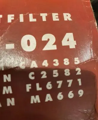 Ford Transit Air filter C2582 CA4385 FL6771