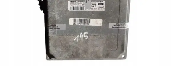Ford Fiesta Engine ECU kit and lock set S118107002 S118107002 S118325001