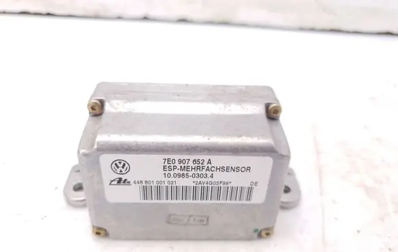 Porsche Cayenne (9PA) ESP acceleration yaw rate sensor 7E0907652A 10098503034 448801001021