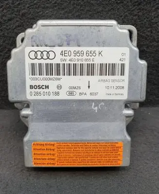 Audi A8 S8 D3 4E Airbag control unit/module 4E0959655K 4E0910655E 0285010188