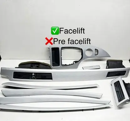 BMW 5 E60 E61 Interior decorative trim set 1360103 1360097 6921052