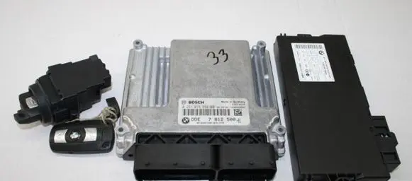 BMW 3 E90 E91 Engine ECU kit and lock set 7812500