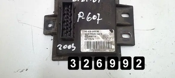 Peugeot 607 Engine control unit/module 9641004580