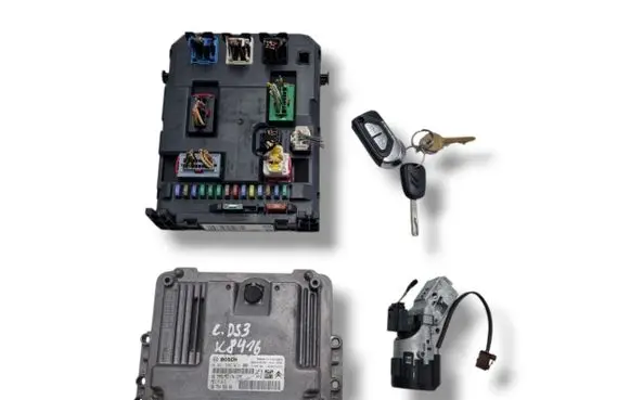 Engine ECU kit and lock set