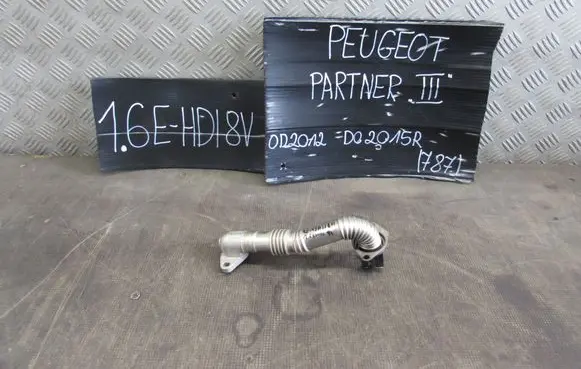 Peugeot Partner EGR valve line/pipe/hose 9803250080