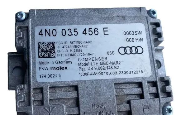 Audi A8 S8 D5 Other control units/modules 4N0035456E 17400213 9602148B