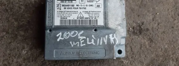 Peugeot 307 Airbag control unit/module 606877300 9654491180