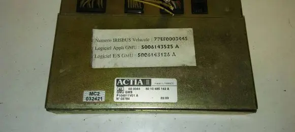 Renault Master II Engine control unit/module ECU 5010485142A 5Q06143126A R104511V01A