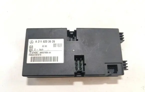 Mercedes-Benz E W211 Seat control module A2118203626 00007896A4 7896A4181679