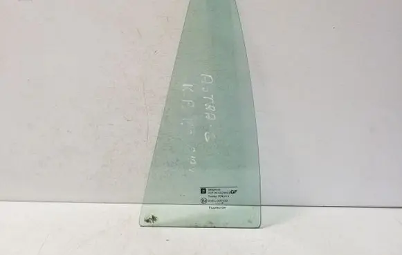 Opel Astra G Rear vent window glass E243R007022 DOT36AS2M129