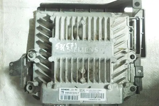 Peugeot 407 Engine control unit/module 9656061280 5WS40167D-T 9655041480