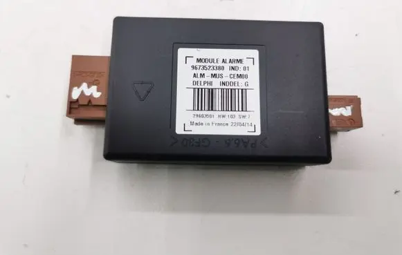 Peugeot 308 Alarm control unit/module 9673523380